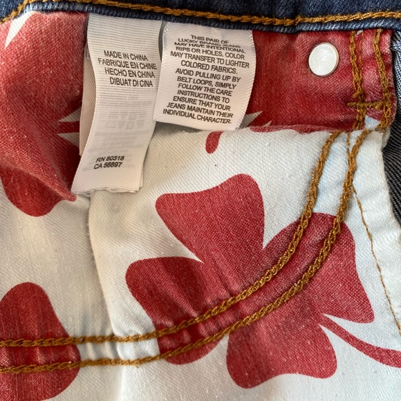 🍀LUCKY BRAND 🍀Blue jeans America . Size 4/27 Regular. - Picture 12 of 13